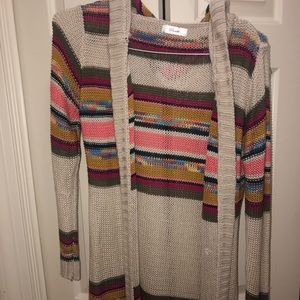 Striped cardigan